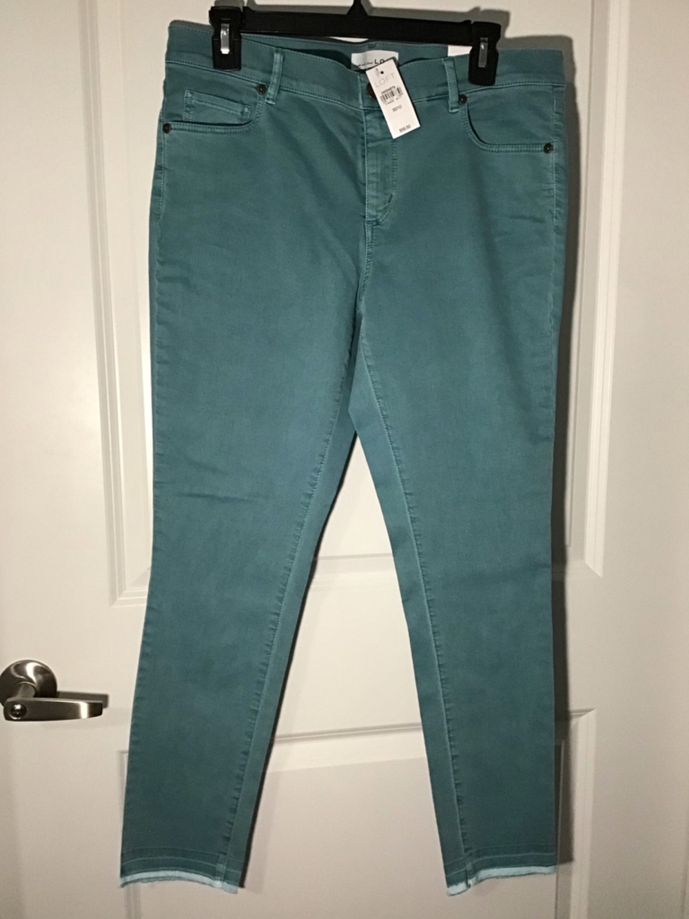 LOFT Teal Skinny Stretch Jeans Size 10